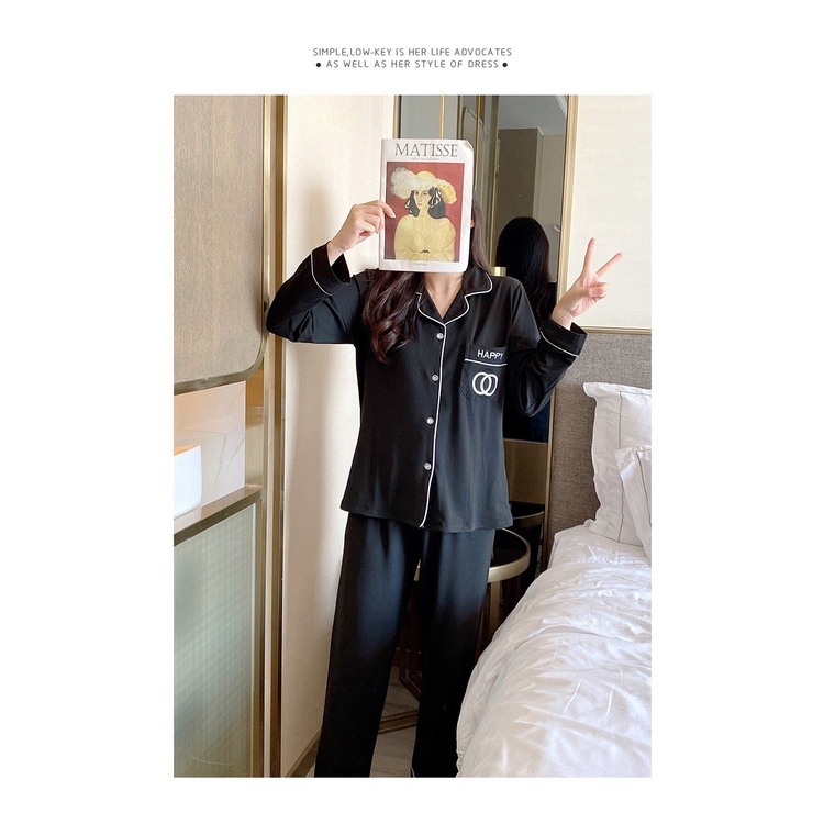 [Hàng Oder Sẵn] Bộ đồ ngủ Pyjama chất liệu Cotton co giãn 4 chiều [Hàng oder quảng châu cao cấp cực đứng form ] | BigBuy360 - bigbuy360.vn