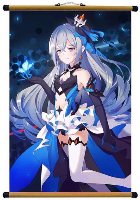 Ảnh treo tường honkai impact, tranh treo tường Game honkai impact