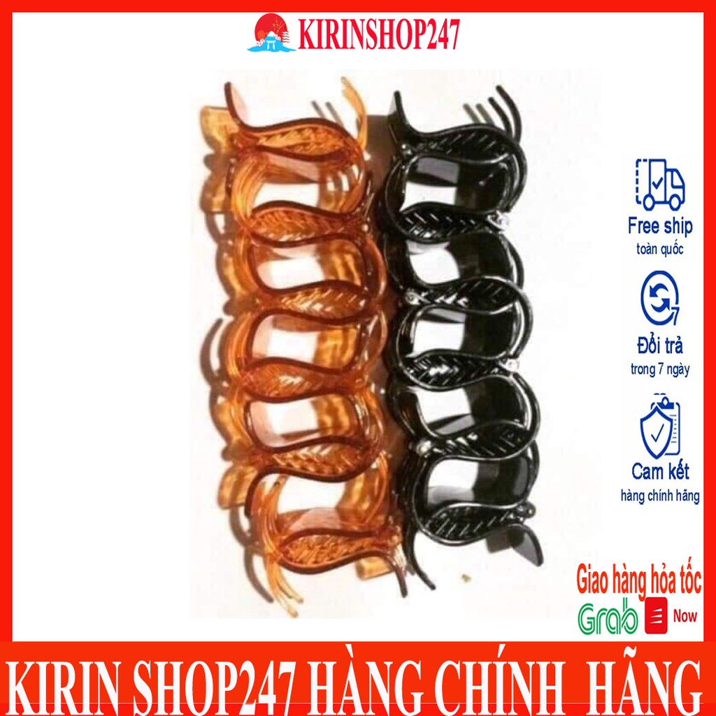 Kẹp Tóc Càng Cua Nhỏ Gọn 5 Răng Làm Từ Nhựa Bền Bỉ Cho Nữ