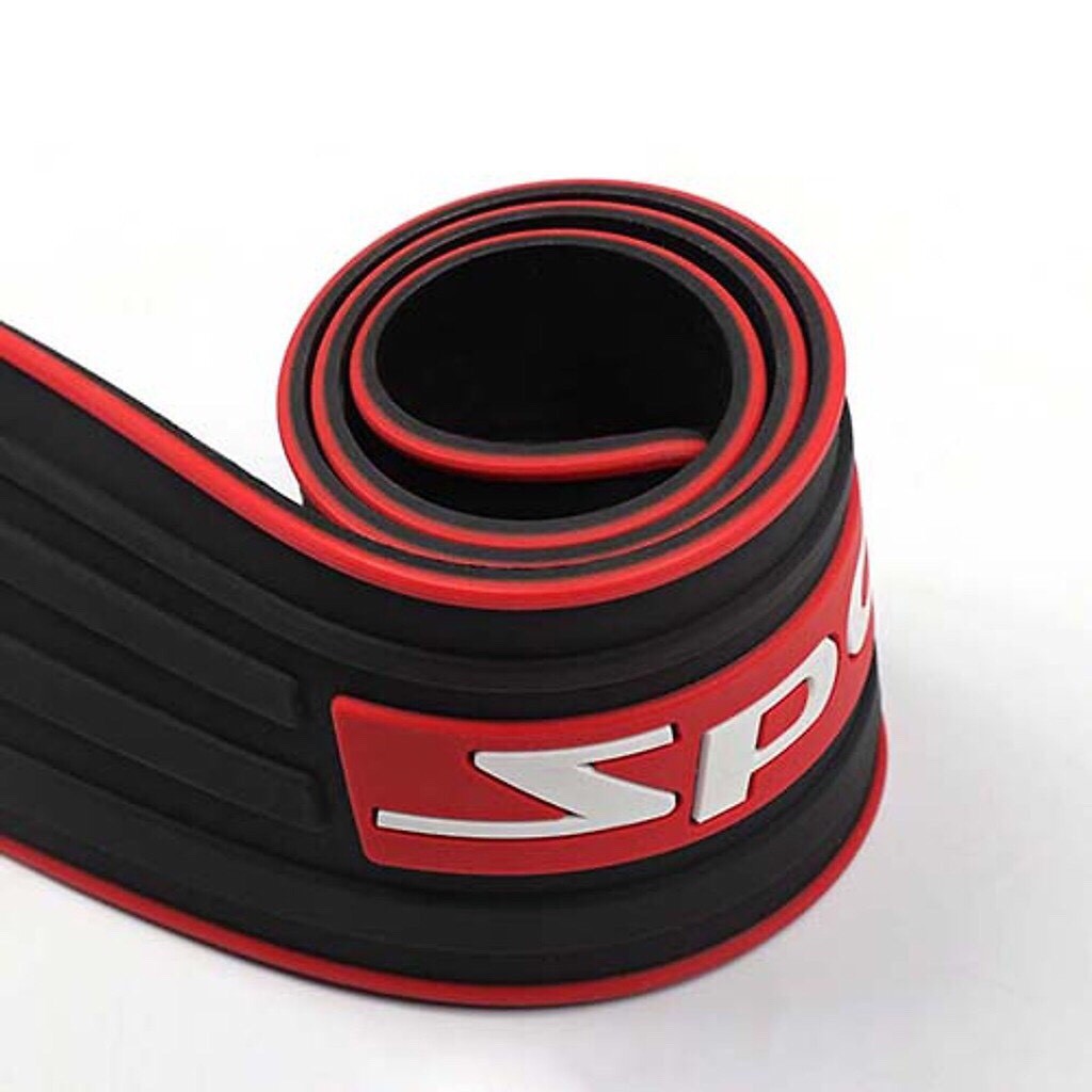 [FREESHIP] Bộ 4 miếng nẹp cửa cao su xe hơi, miếng dán chống xước ô tô, ốp bậc cửa ô tô - mẫu chữ Sport