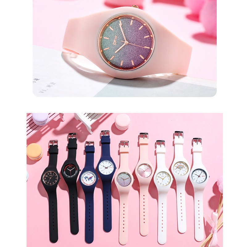 Đồng hồ nữ,TPIV chính hãng dây đeo silicol mặt tròn | BigBuy360 - bigbuy360.vn