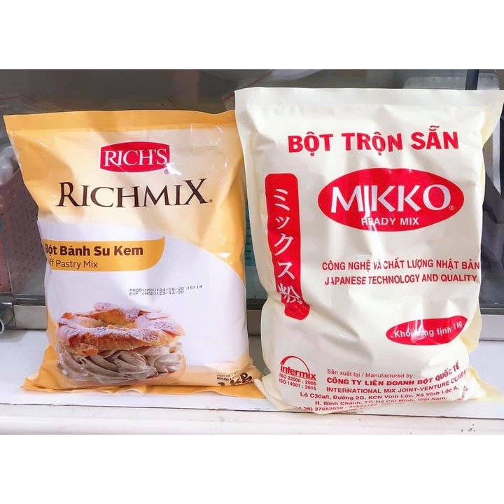 Combo bánh su kem ( 200g bột vỏ su+ 200g bột nhân su)