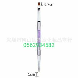 Cọ nét 2đầu cọ đắp gel 2 đầu loại tốt 1 đầu là cọ râu cọ nét nhỏ đẹp .1 đầu là cọ đắp gel...