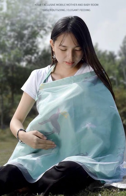 Khăn che cho con bú cao cấp chất đẹp