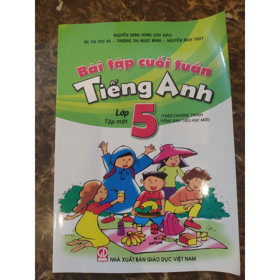 Sách - Combo Bài Tập Cuối Tuần Tiếng Anh Lớp 5 (Tập 1 + Tập 2)