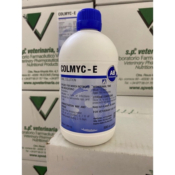 Lẻ 1 chai COLMYC - E (Enro 20%) nhập khẩu Tây Ban Nha