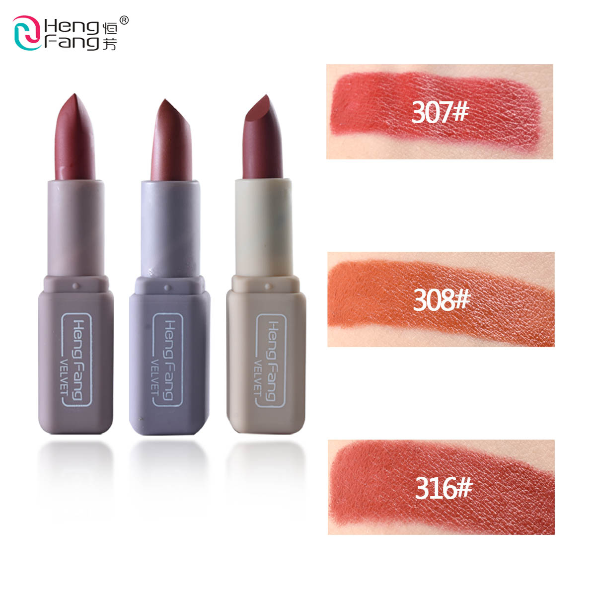 Set 3 Thỏi Son Lì Hengfang 3.5gx3 H9391A/B | BigBuy360 - bigbuy360.vn