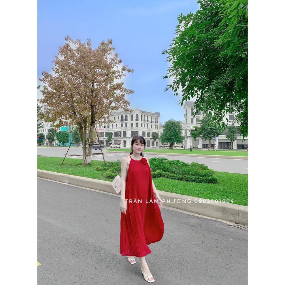 Váy Hai Dây Đầm Maxi Dập Mẫu Xinh 2021 Hàng Loại 1 | BigBuy360 - bigbuy360.vn