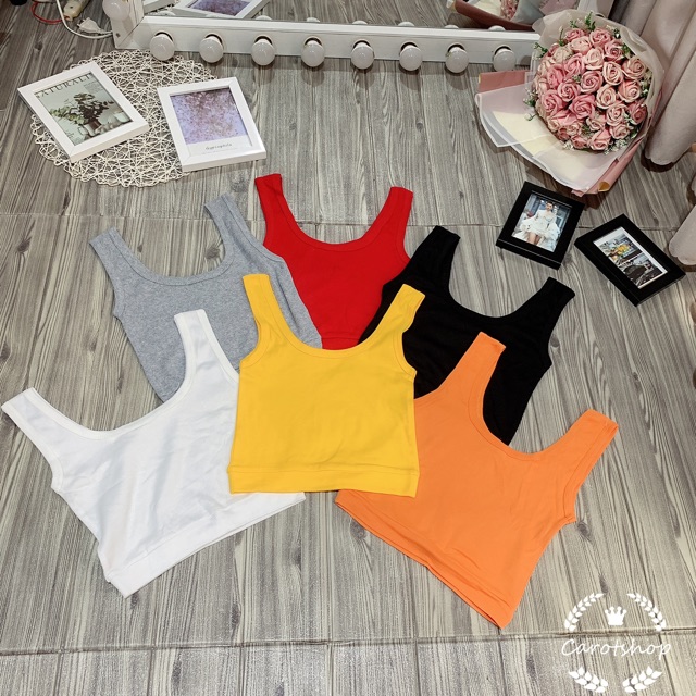 [Mã FAMAYWA giảm 10K đơn 50K] XẢ KHO Áo thun 2 dây bảng lớn bo eo nhiều màu freesize dưới 53kg - Carotshop | BigBuy360 - bigbuy360.vn