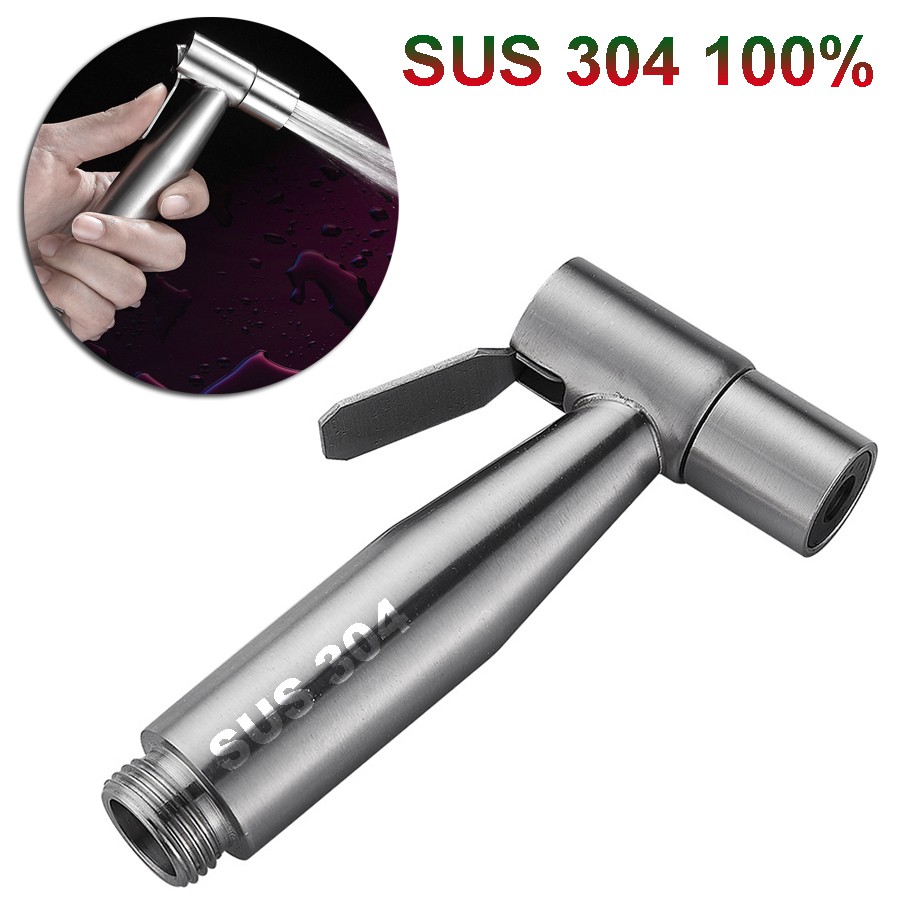 Đầu vòi xịt vệ sinh, Vòi bồn cầu toilet iNOX Thật 100% SUS 304 Hàng xịn B12