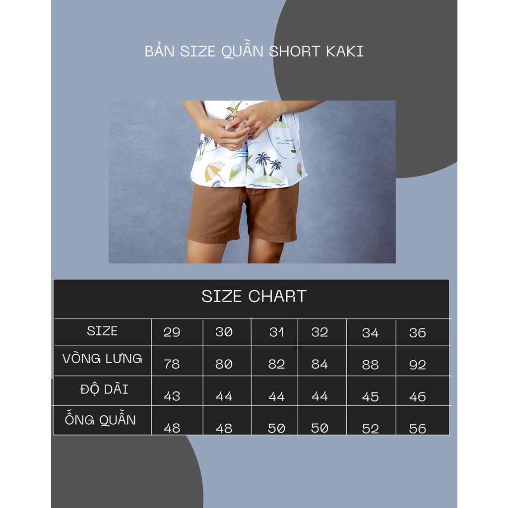 Quần short kaki nam THÁI KHANG vải kaki dày mềm mặc mát QKAKI12