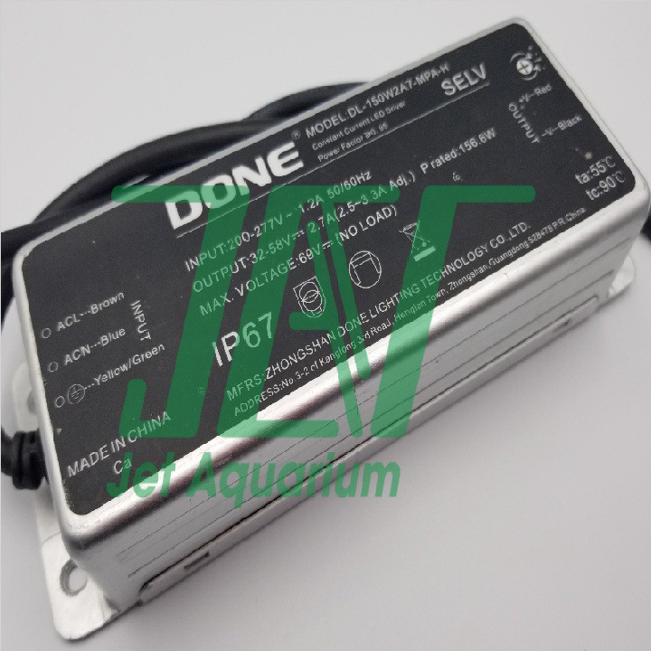 Nguồn Ổn Dòng Led Driver DONE 150w [CHÍNH HÃNG, CHUẨN CÔNG SUẤT] vỏ nhôm, chống nước, an toàn, thẫm mỹ