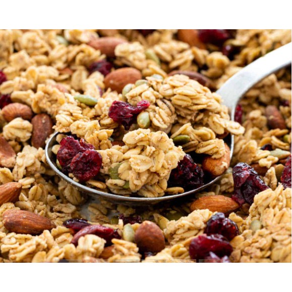 Granola Ăn Sáng Yến Mạch Mix 7 Loại Hạt Hũ 500g