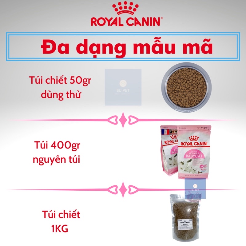 [Mã 99FMCGSALE giảm 8% đơn 500K] Thức ăn dạng hạt Royal Canin dành cho mèo mọi lứa tuổi