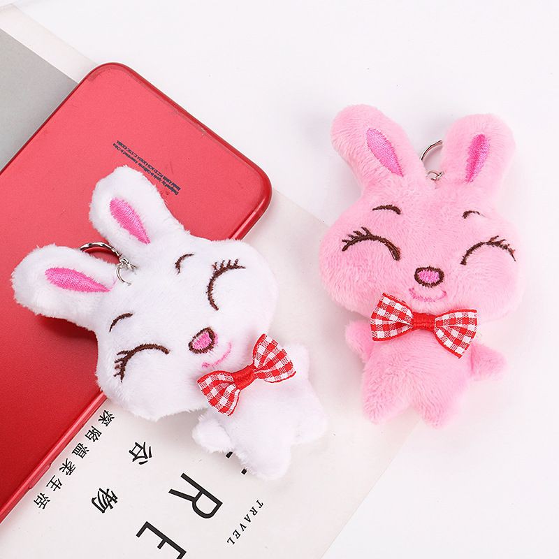 móc khóa balo mini gấu bông nhiều mẫu size 8-12 cm