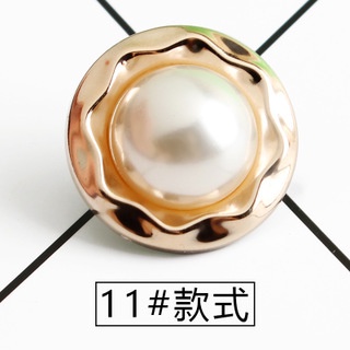 Nút Nhựa Ngọc Trai Vàng Cho May Vá Quần Áo DIY 3 Tặng 1