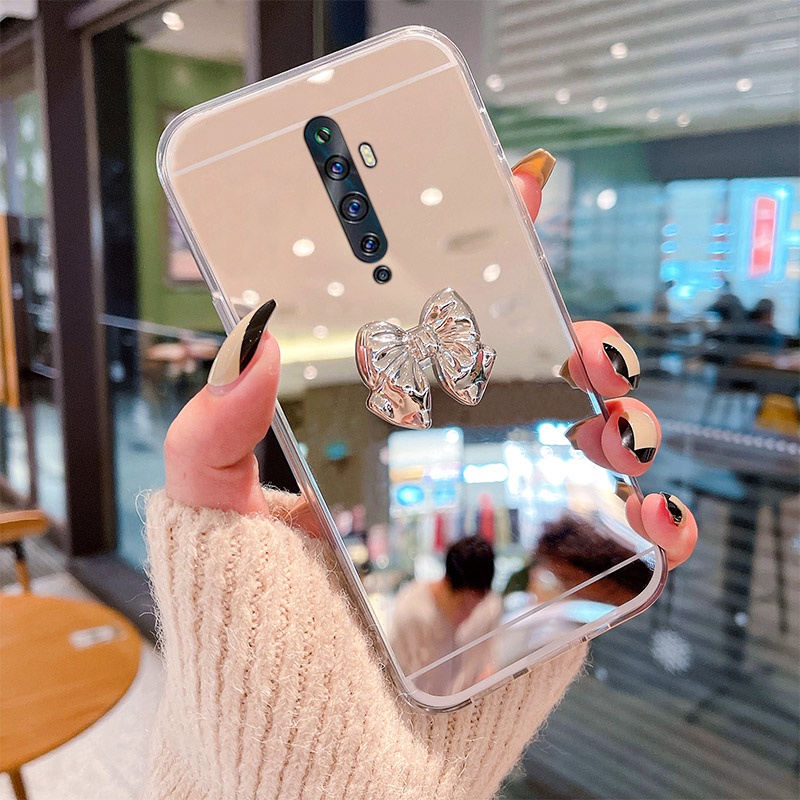 Ốp Điện Thoại Tráng Gương Viền Mềm Cho OPPO Reno 2Z Reno 2F