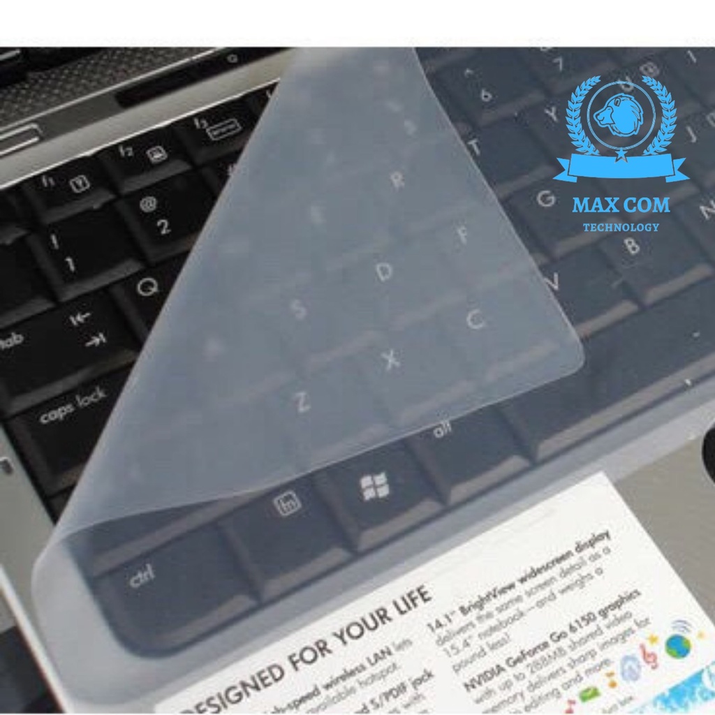 Miếng phủ bảo vệ bàn phím laptop 13 14 15.6 17 inch , tấm lót phủ bàn phím trong suốt