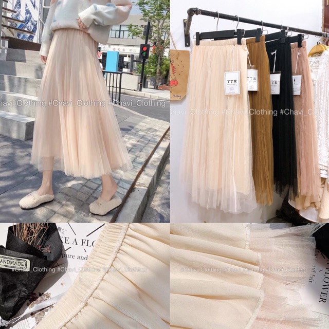 HOT Chân váy tutu dài 3 lớp lót Hàng đẹp | BigBuy360 - bigbuy360.vn