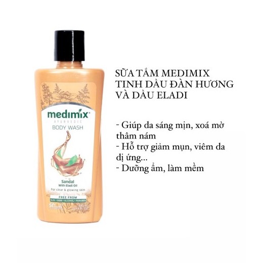 [ MUA 1 TẶNG 1] COMBO SỮA TẮM MEDIMIX - XÀ PHÒNG MỜ THÂM, MỤN, SÁNG DA ẤN ĐỘ 300ML | BigBuy360 - bigbuy360.vn
