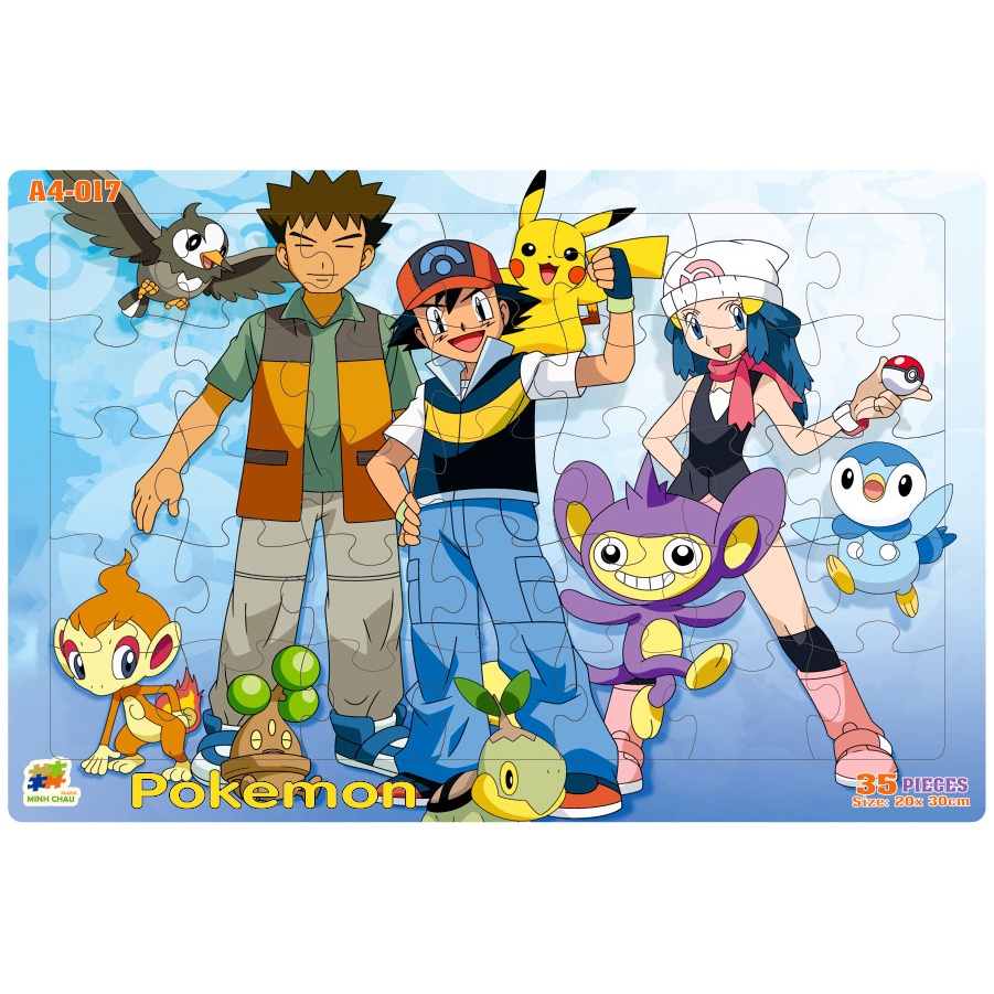 TRANH XẾP HÌNH - SIÊU NHÂN, ĐỘI BAY SIÊU ĐẲNG, CHÓ CỨU HỘ, SIÊU XE, LÍNH CỨU HỎA, POKEMON ( 20 MẢNH, 35 MẢNH, 70 MẢNH...