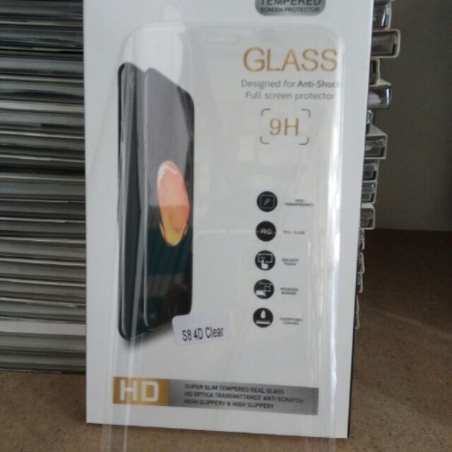 Dán cường lực s8 full màn hình trong suốt,trắng ,vàng