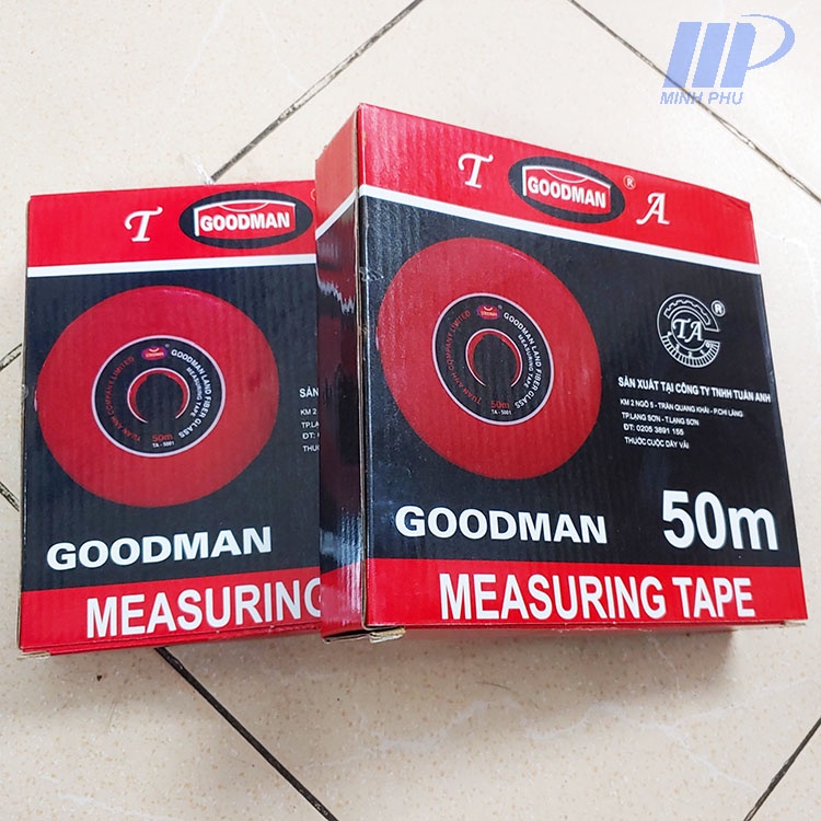 Thước dây 50m Goodman - Dụng cụ thể thao trường học giá rẻ