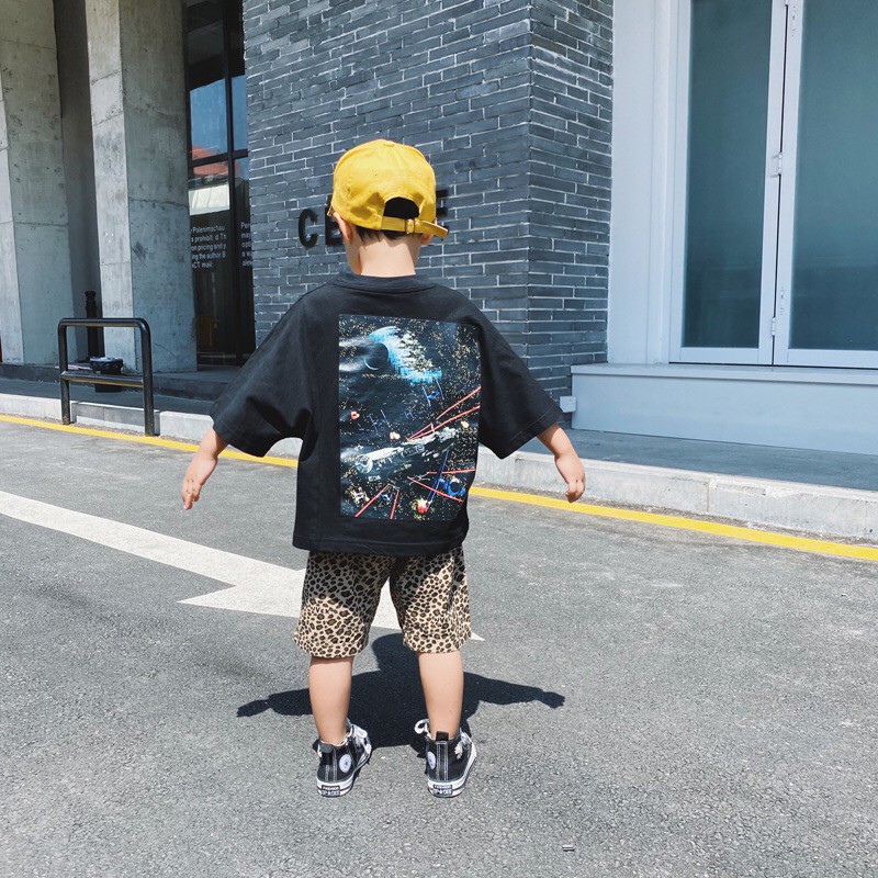 [XÃ KHO] Áo thun rộng kiểu Hàn Quốc cho bé trai