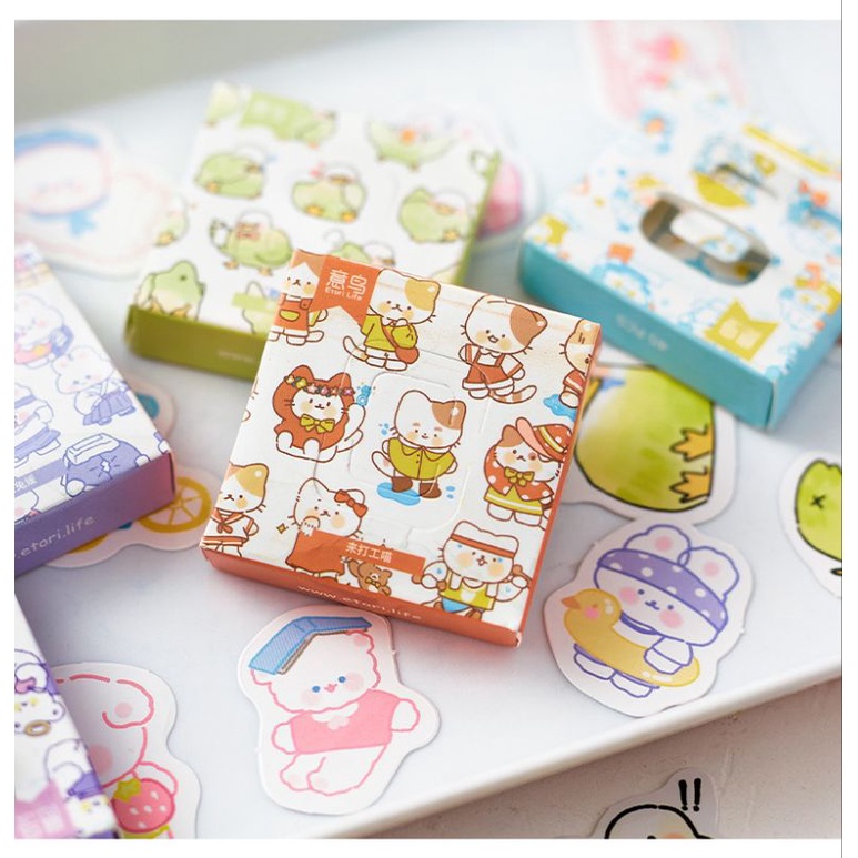 Hộp 45 hình dán sticker trang trí