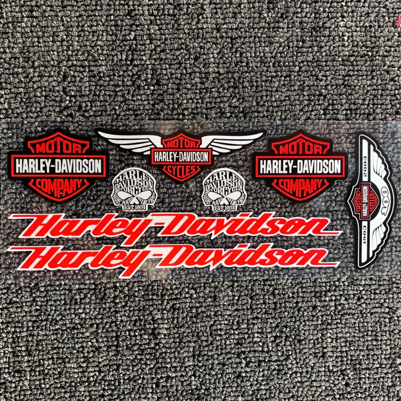 Miếng Dán Phản Quang Trang Trí Mũ Bảo Hiểm Xe Mô Tô Harley-Davidson Harley