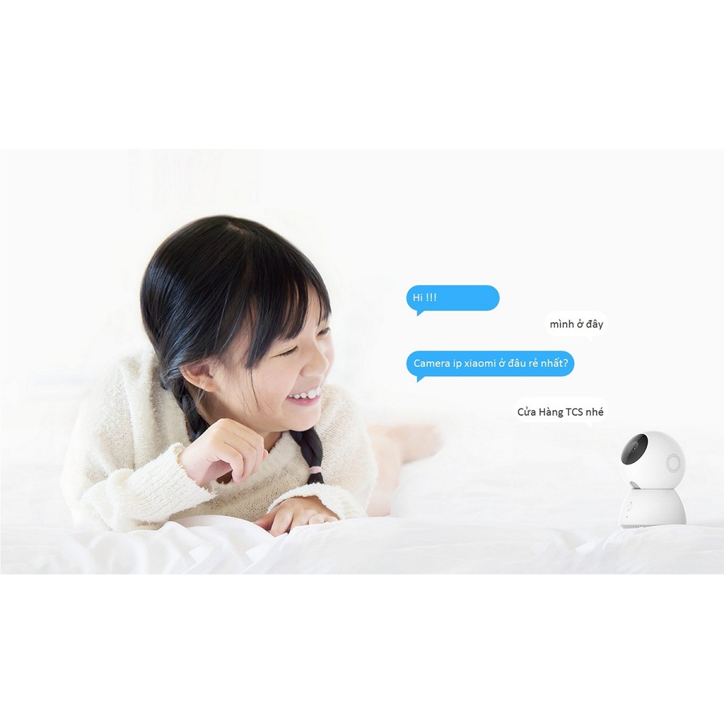 Camera ip giám sát Xiaomi Mijia xoay 360 độ bản nâng cấp JTSXJ01cm | WebRaoVat - webraovat.net.vn