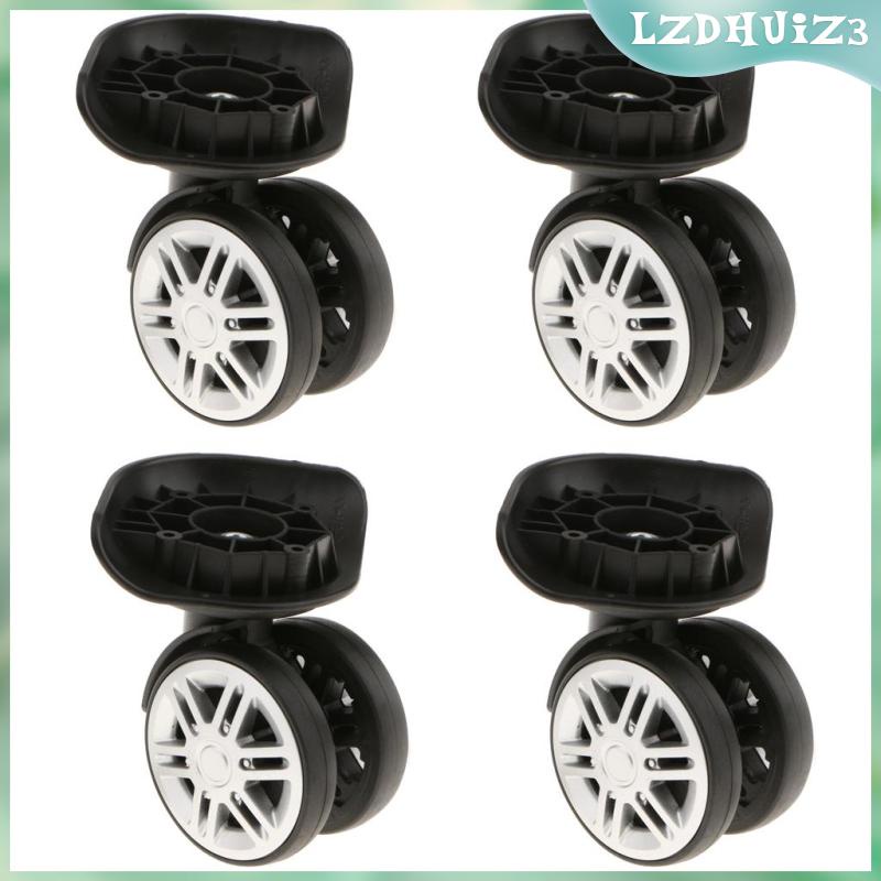 Bộ 4 Bánh Xe Lăn Thay Thế Màu Đen Thông Dụng Cho Vali/Xe Đẩy DIY Tyj-002