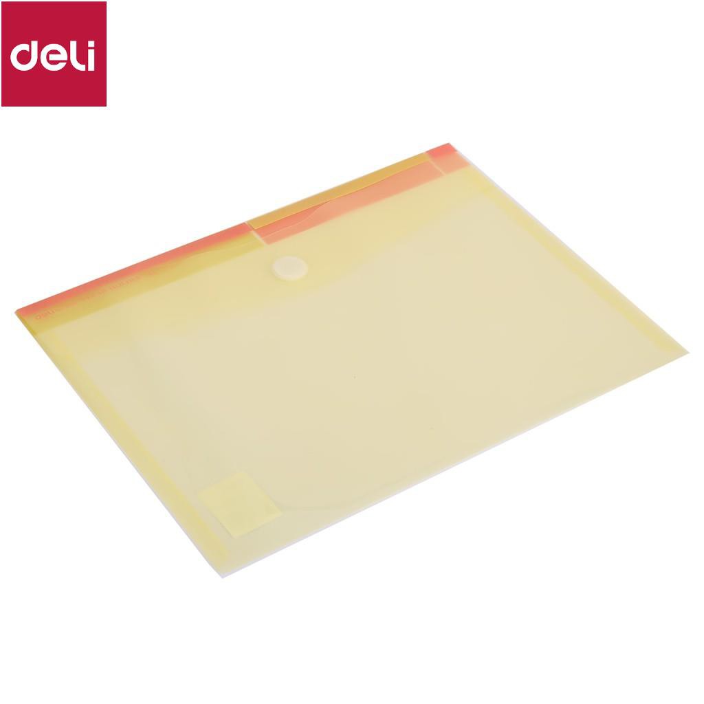 Túi hồ sơ A4 Deli, màu ngẫu nhiên - 1 chiếc / 2 chiếc - E5504 [Deli]