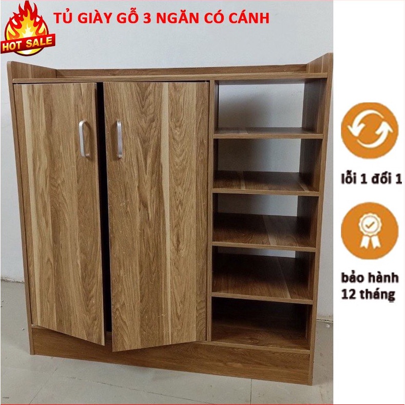 [ SIÊU SALE ] KỆ GIÀY GỖ - TỦ GIÀY GỖ 5 TẦNG