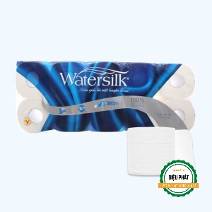 ⚡️ Giấy Vệ Sinh Watersilk Có Lõi 10 Cuộn 3 Lớp