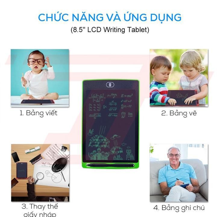 Bảng viết tự xoá-bảng vẽ điện tử LCD-Bảng điện tử thông minh Cho Bé