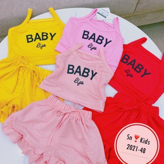 Xả bộ baby 2 dây cho bé gái