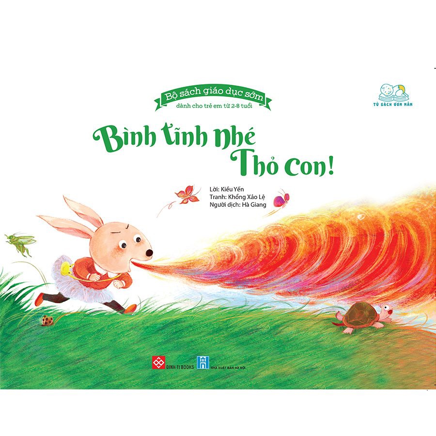 Sách - Bộ sách giáo dục sớm dành cho trẻ em 2-8 tuổi - Bình tĩnh thế Thỏ con - 8935212345552