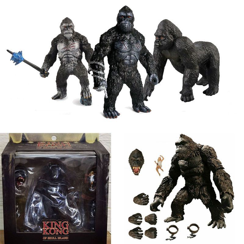 Mô Hình Đồ Chơi King Kong Gorilla Quà Tặng Giáng Sinh Cho Trẻ Em Và Người Lớn