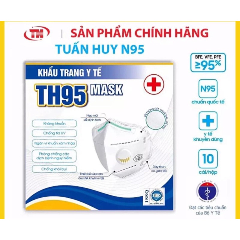 [TP HCM] Q5 hộp 10 cái khẩu trang N95 loại ôm khít mũi ko bị hở