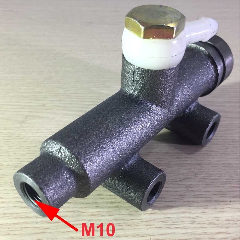 Tổng côn trên  xe tải 1-15 tấn, Xi lanh F25, thân F36, tâm lỗ bắt 60mm, lỗ dầu M12. Hàng Hangda.