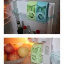 Dụng cụ khử mùi tủ lạnh .