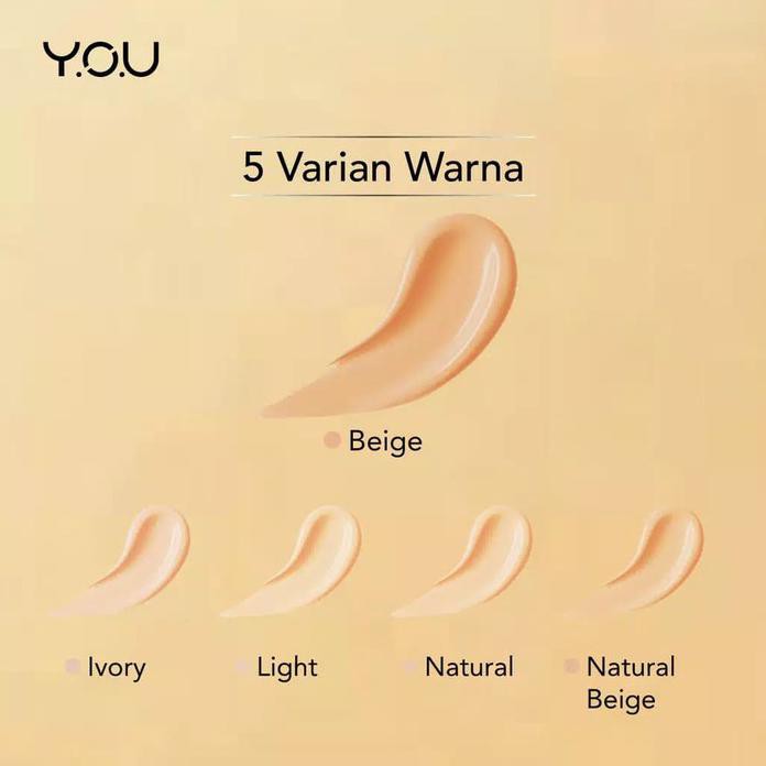 (hàng Mới Về) Kem Nền Dạng Lỏng Che Phủ Toàn Diện Tự Nhiên You