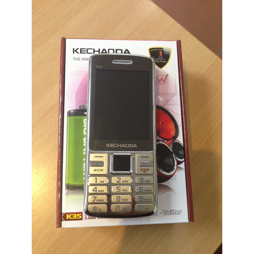[CHÍNH HÃNG] Điện thoại Kechaoda K35 pin trâu loa to nghe nhạc hay, nghe Fm không cần tai nghe
