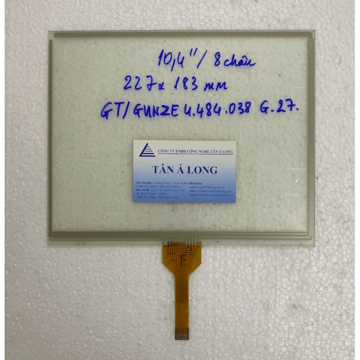 Tấm Cảm ứng công nghiệp 10.4 inch/ 8 chân GT/GUNZE 4.484.038 G-27