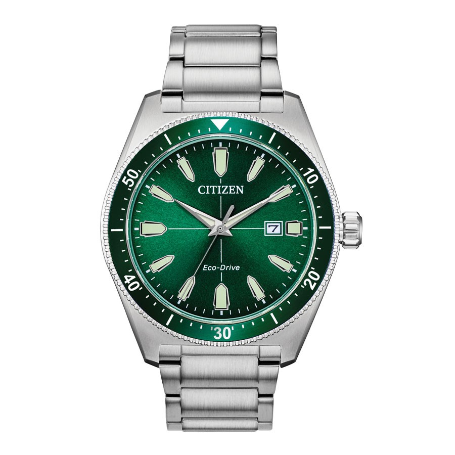 Đồng Hồ Citizen Nam Dây Kim Loại Eco-Drive (Năng Lượng Ánh Sáng) AW1598-70X - Mặt Xan