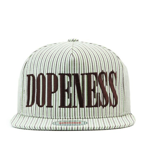 Nón hiphop DOPENESS GARDEN white/green/brown