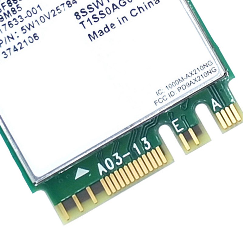 Thẻ Mạng Wifi 6e Ax210 M.2 Ngff Cho Intel Ax210Ngw 2.4ghz / 5g 802.11ax Bluetooth 5.2 | BigBuy360 - bigbuy360.vn