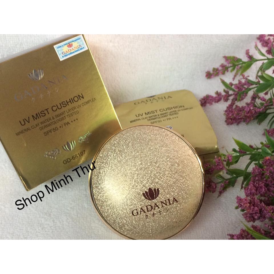 Phấn nước CUSHION GADANIA Nhật Bản (kèm lõi thay thế)