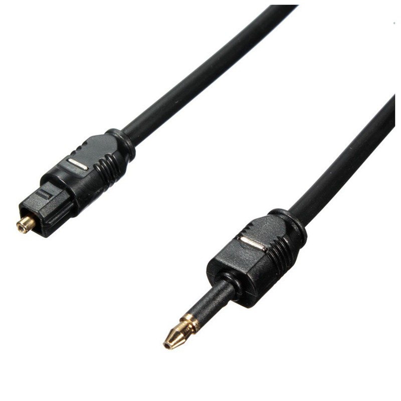 Dây cáp quang âm thanh SPDIF 2m đầu cắm 3.5mm chuyên dụng chất lượng#HA